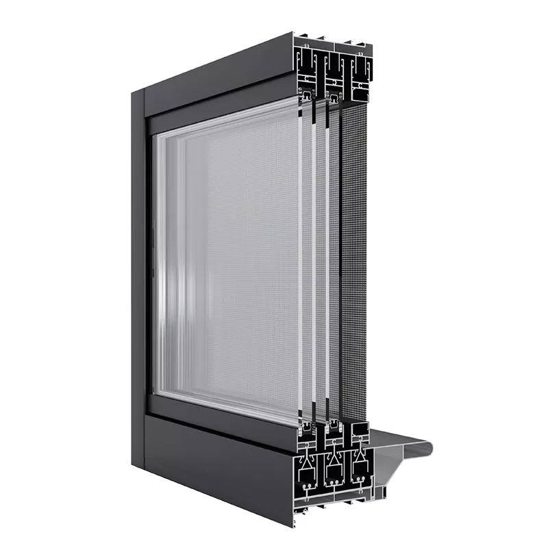 Jendela geser paduan aluminium